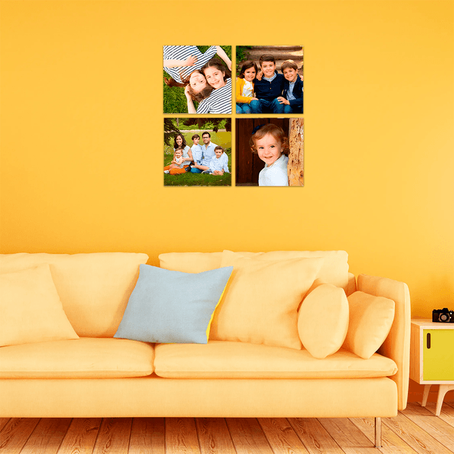 Producto 389 - SET DE 4 CUADROS CUADRADOS