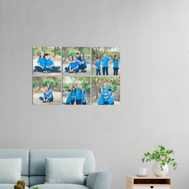 Producto 396 - SET DE 6 CUADROS CUADRADOS